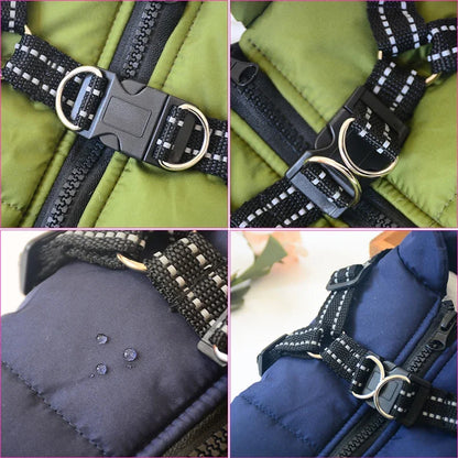 Winter Vest with Built-in Harness